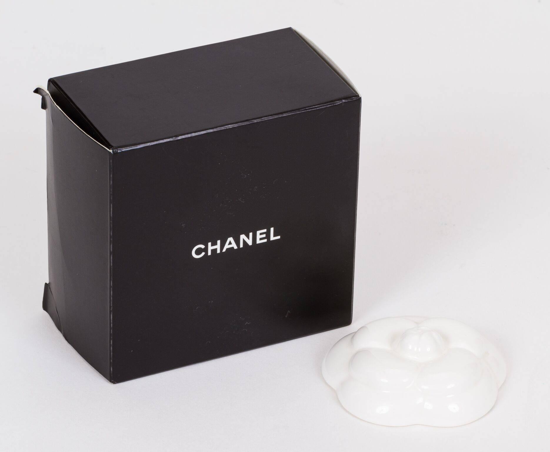 Gray Chanel Ceramic Camellia PerfumeDiffuser