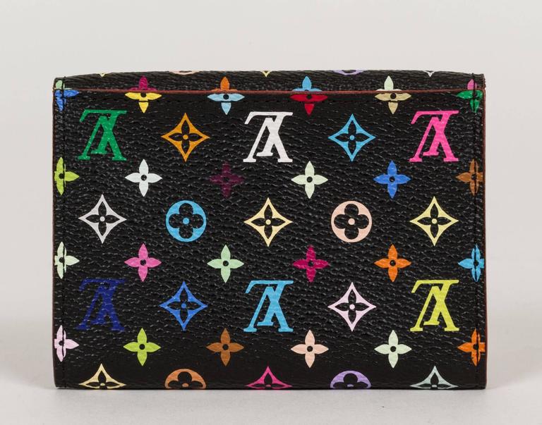 Louis Vuitton x Murakami Limited Edition Monogram Multicolor Insolite Wallet  For Sale at 1stDibs