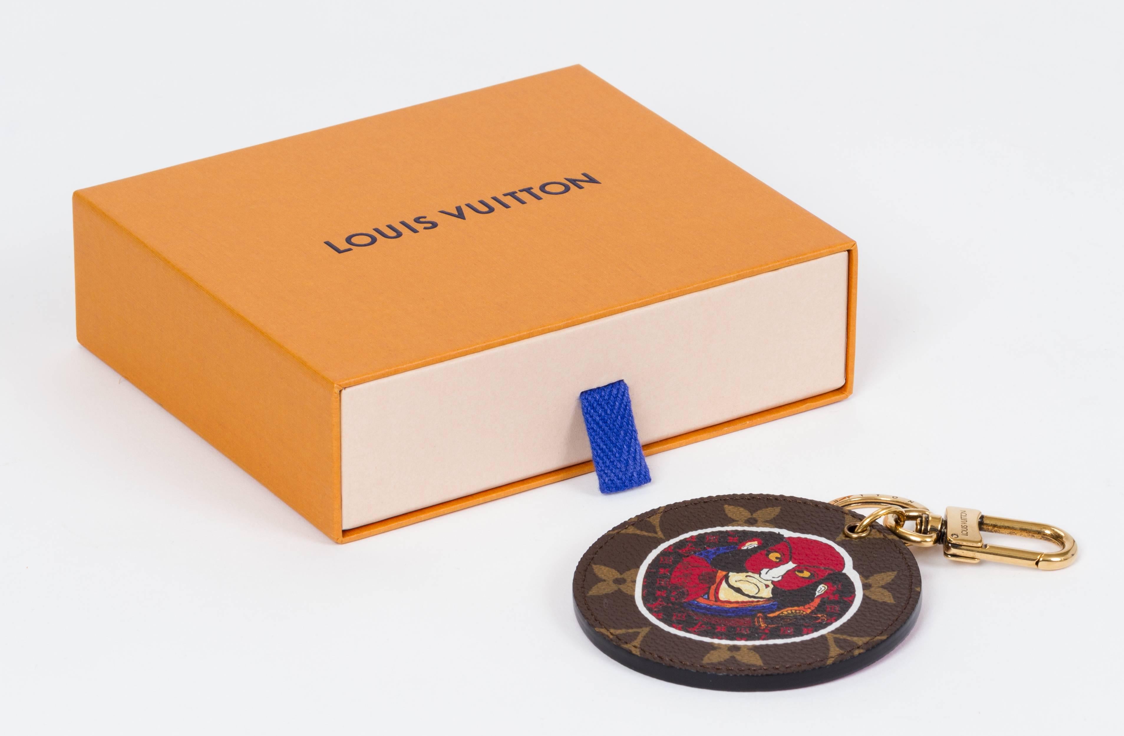 Louis Vuitton sold out kabuki spring summer 2018 collection keychain, bag charm . Comes with original dust cover and box.