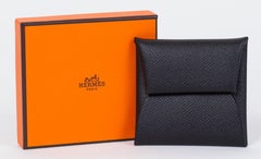 Hermes New Black Epsom Coin Case