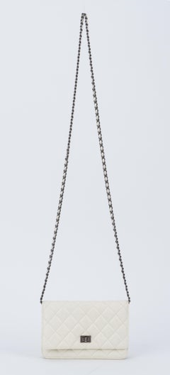 Chanel Reissue White Wallet On A Chain Bag