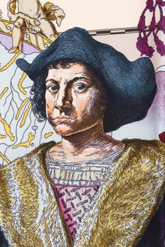 Hermes Les Ameriques by Kermit Oliver Silk Scarf