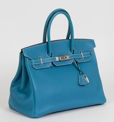 Hermès Birkin Blue Jean 35cm Togo Bag