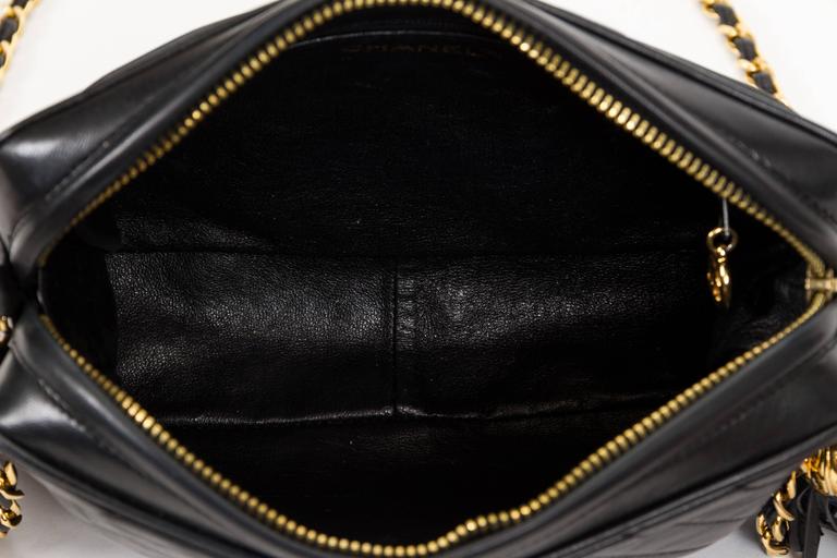 Chanel Black Chevron Cross Body Camera Bag at 1stDibs chanel