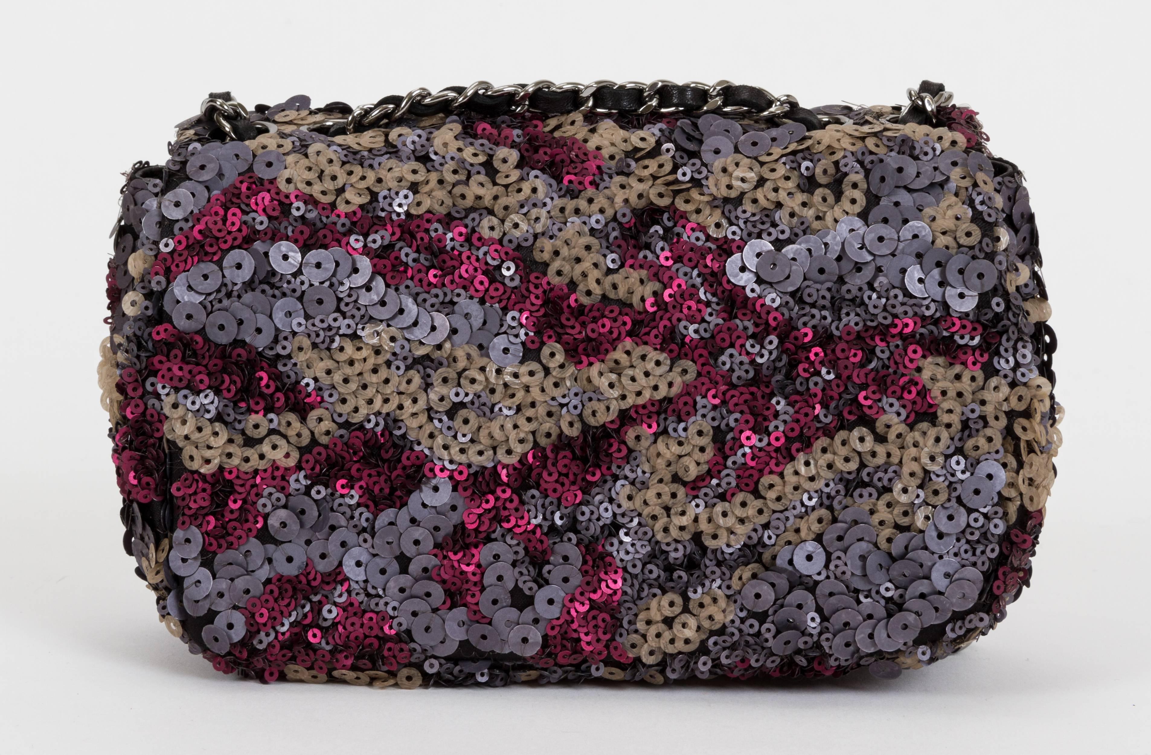 chanel sequin bag