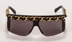 Chanel Rare 1980's Gold Chain Sunglasses