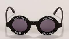 Rare 1980's Chanel Collectible Round Glasses