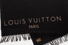 Louis Vuitton Cashmere Black Shawl