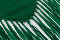 Hermès Cashmere & Leather Green Shawl
