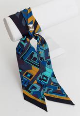 Hermès Geometric Black Twilly Bracelet