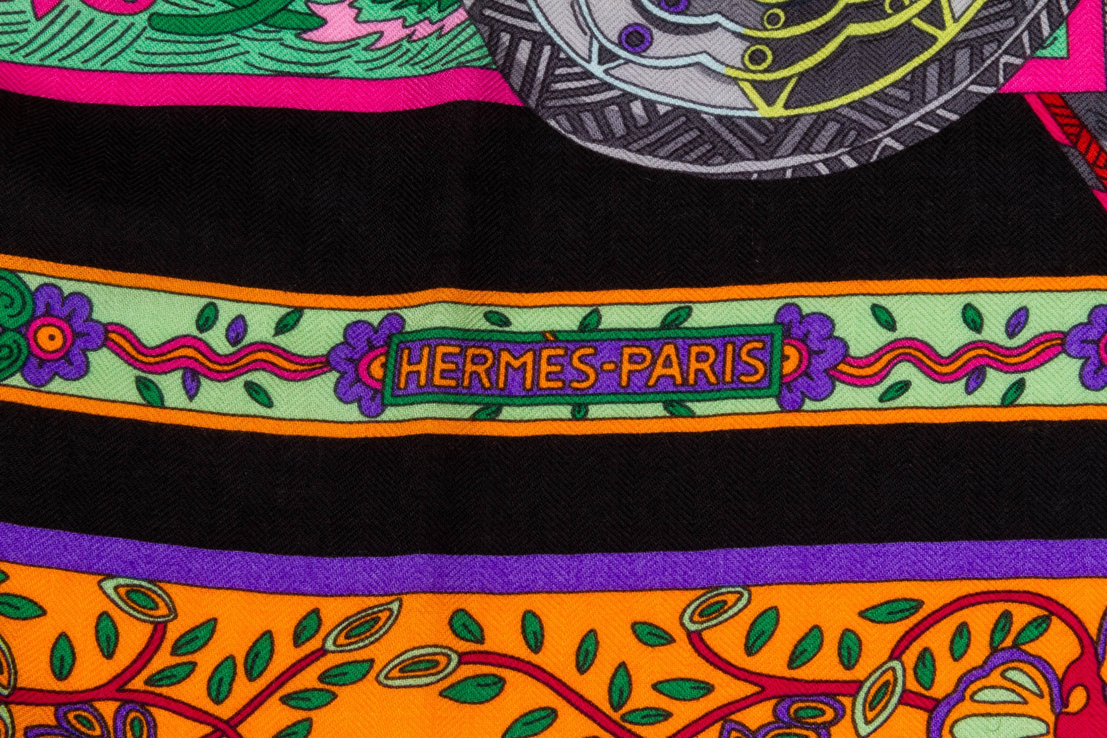 Hermes Silk cashmere blend oversize 55