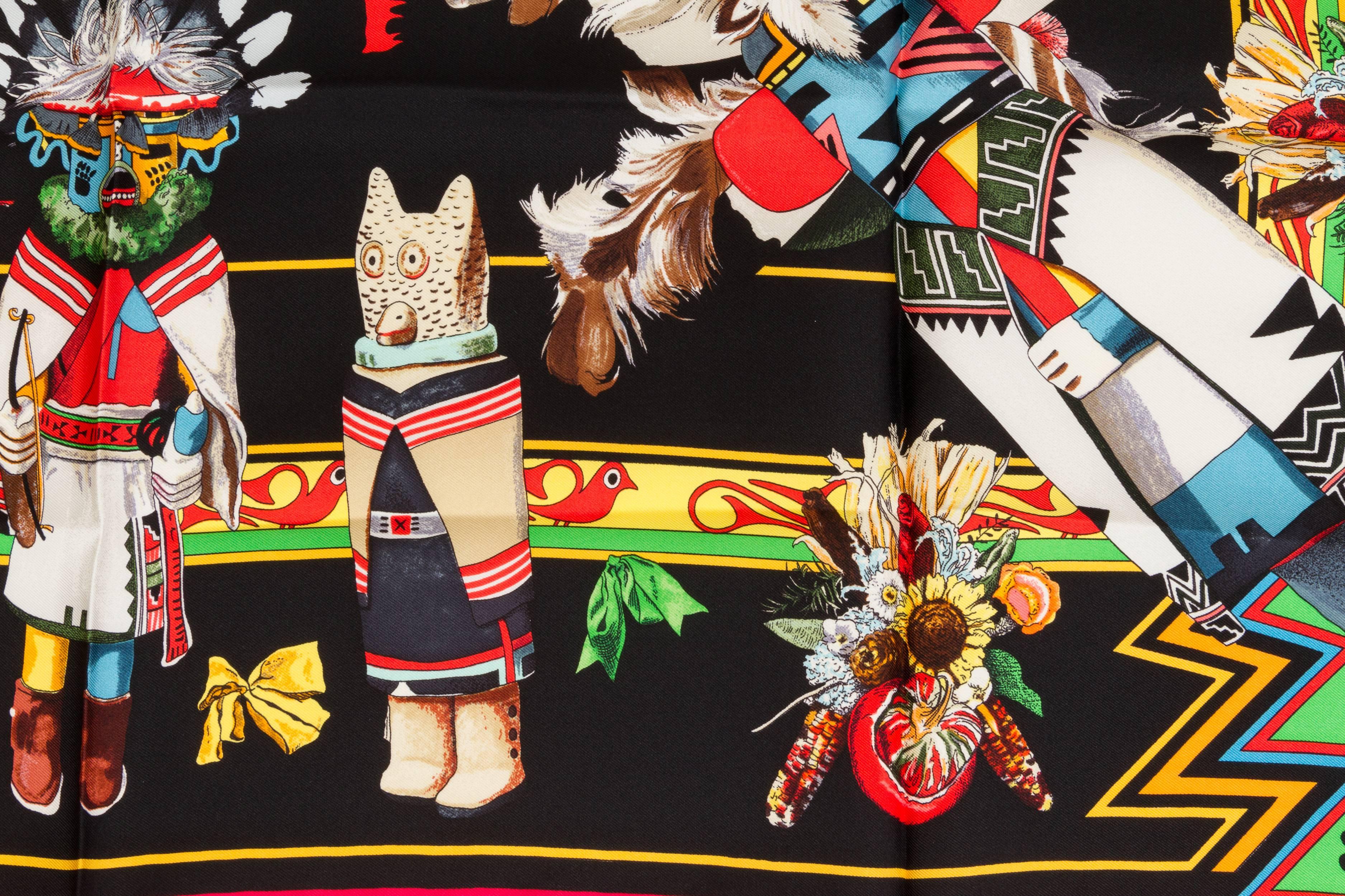 hermes kachinas scarf