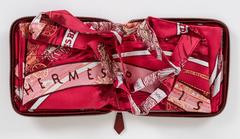 Hermès Burgundy Silky Pop Bag