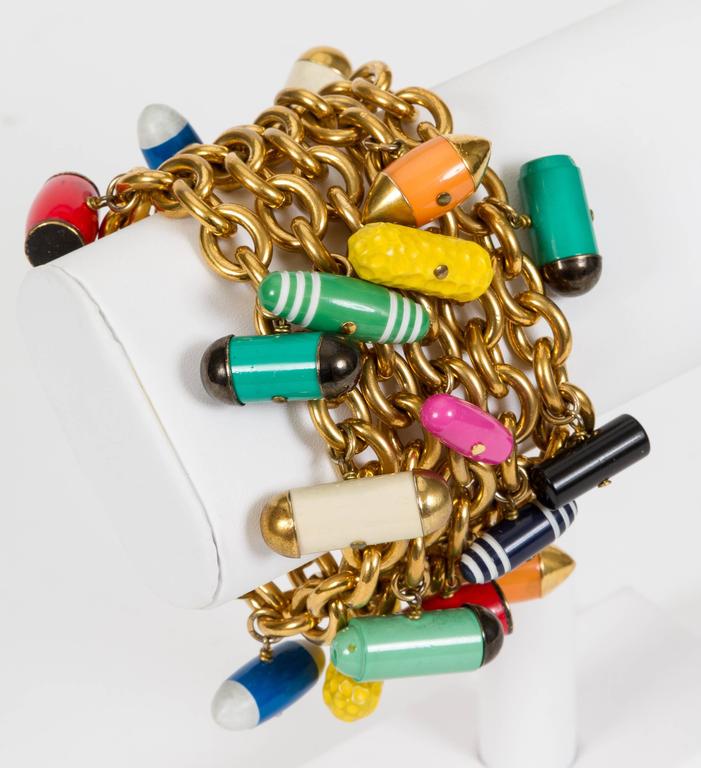Chanel pill necklace Clearance