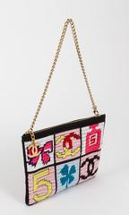 Chanel Multicolor Crochet Pouchette Bag