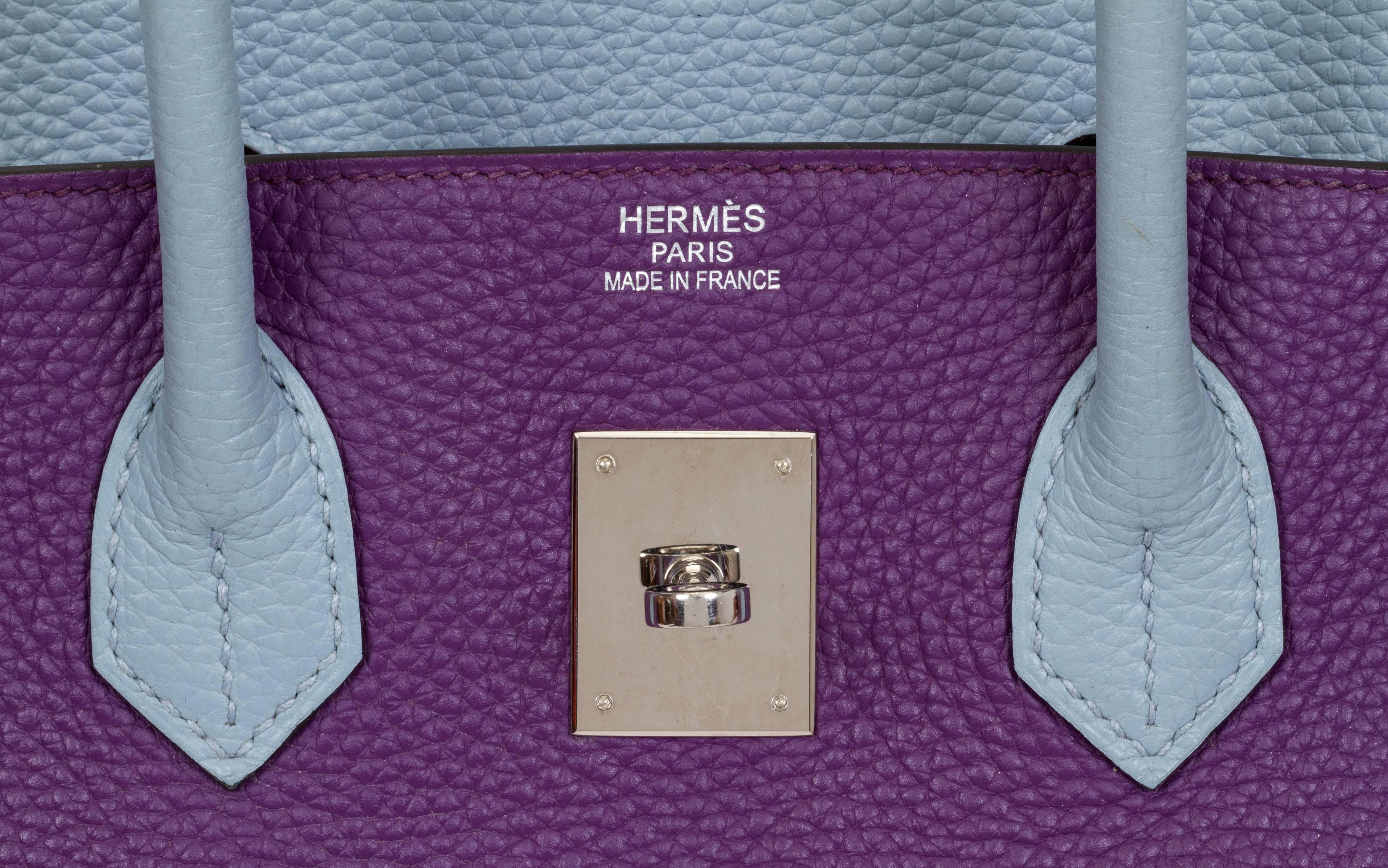 Hermes Seltene Sonderbestellung 35cm Harlekin Birkin im Angebot 3