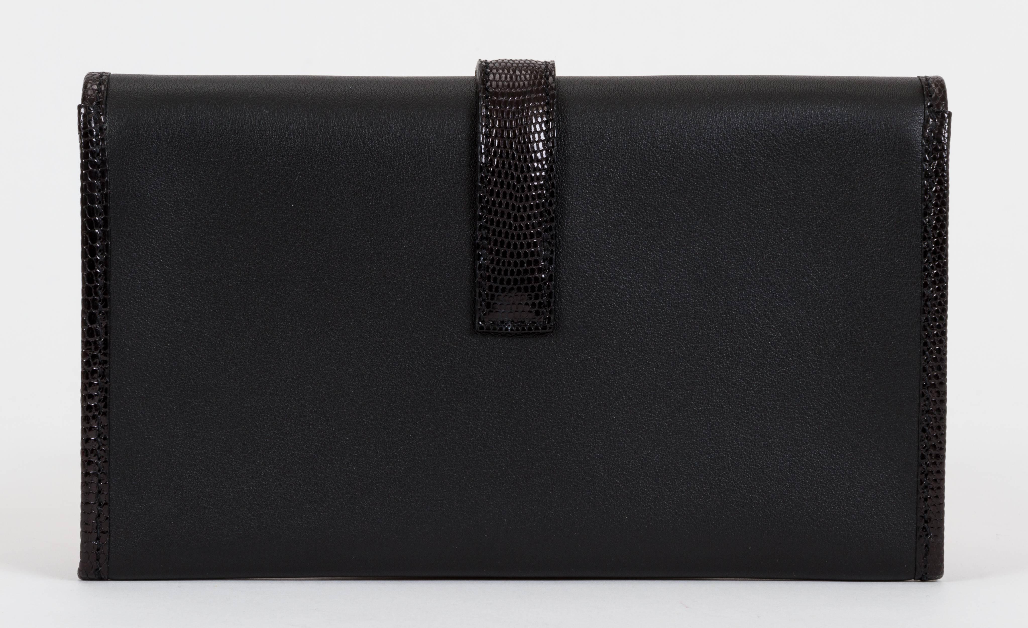 hermes jige clutch lizard