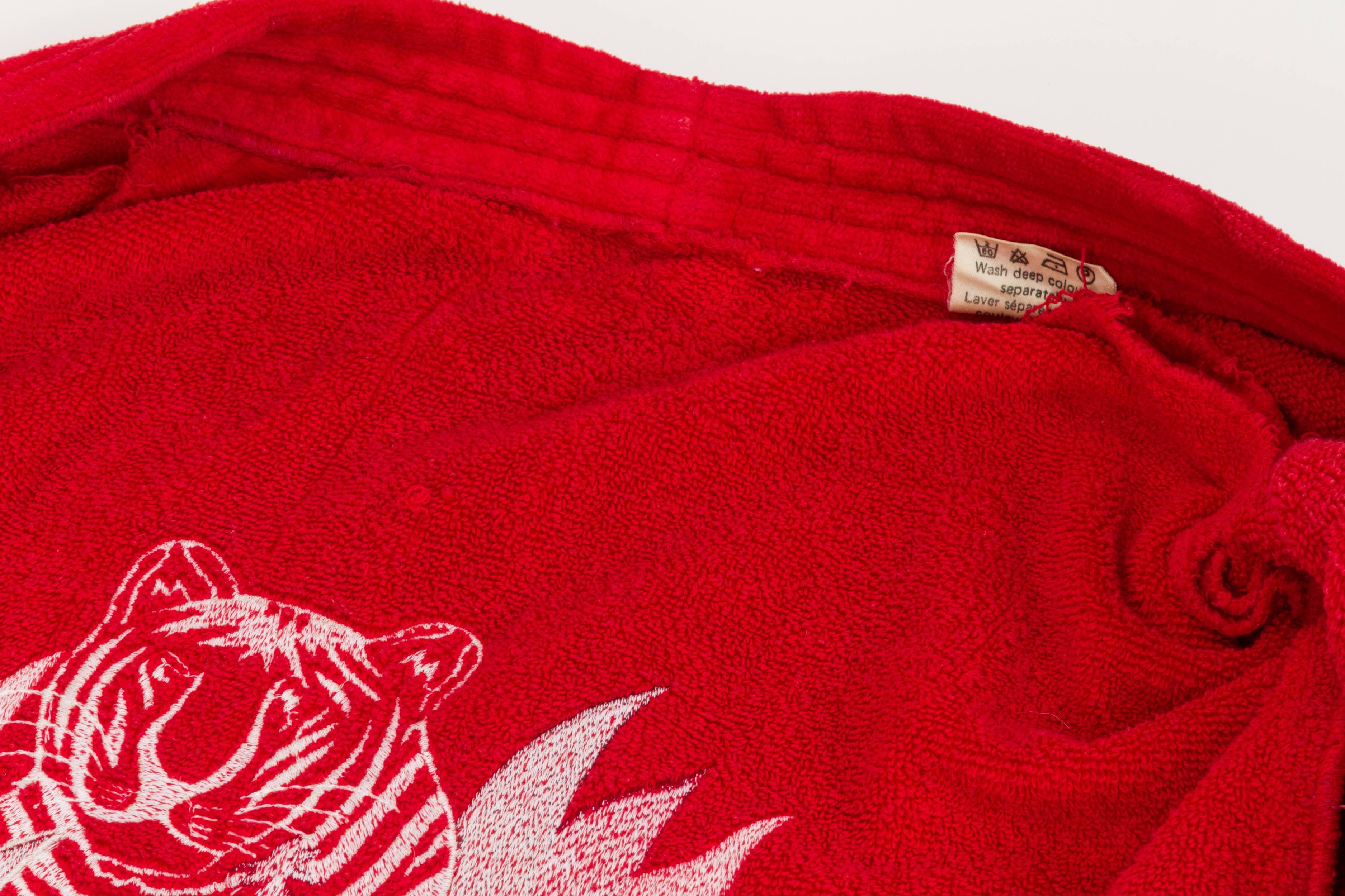 tiger silk robe