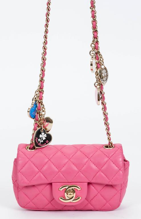 Chanel Valentine Mini Cross Body Pink Bag