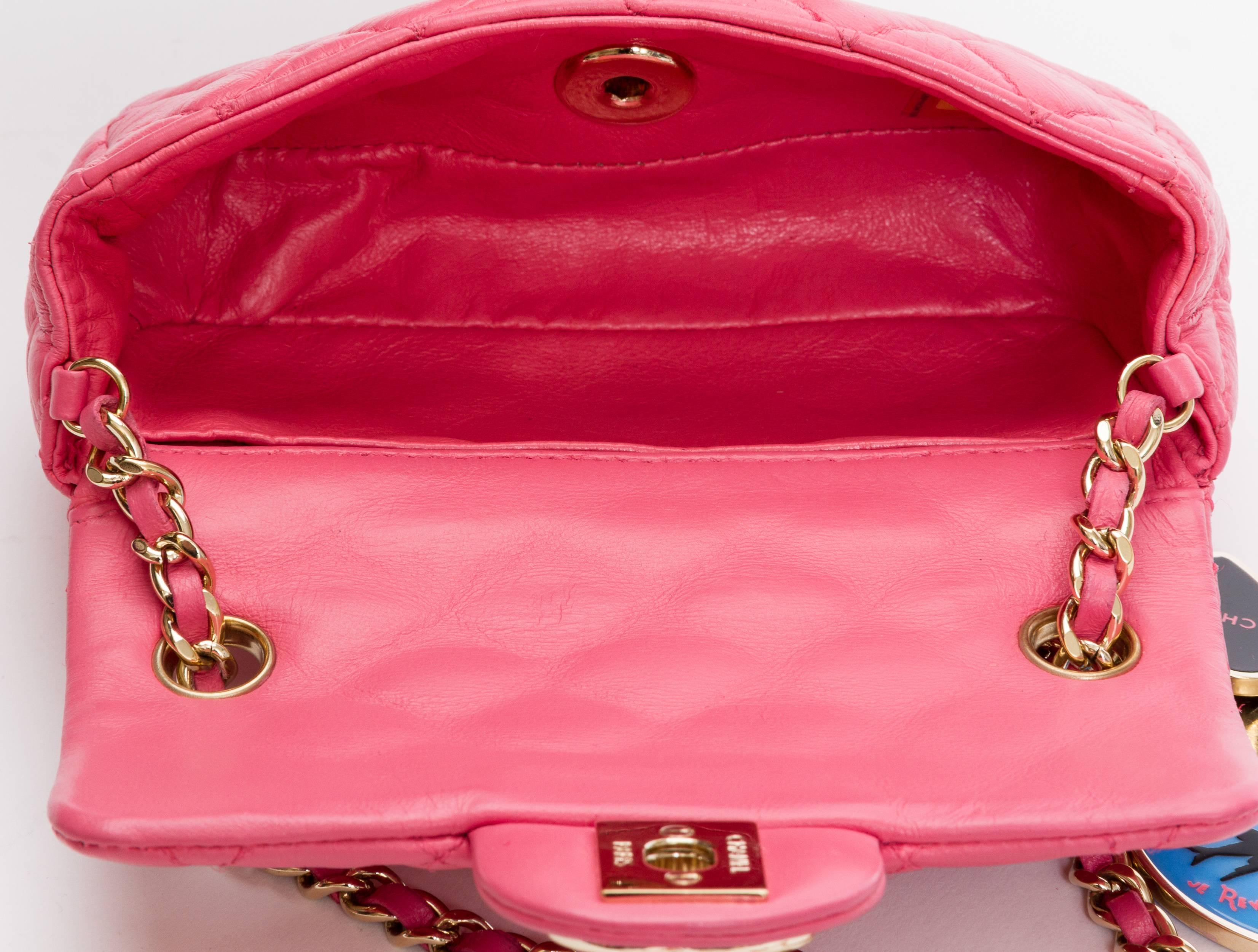 Chanel Valentine Mini Cross Body Pink Bag 2