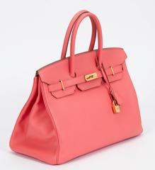 Hermès Birkin 35cm Flamingo Epsom Bag