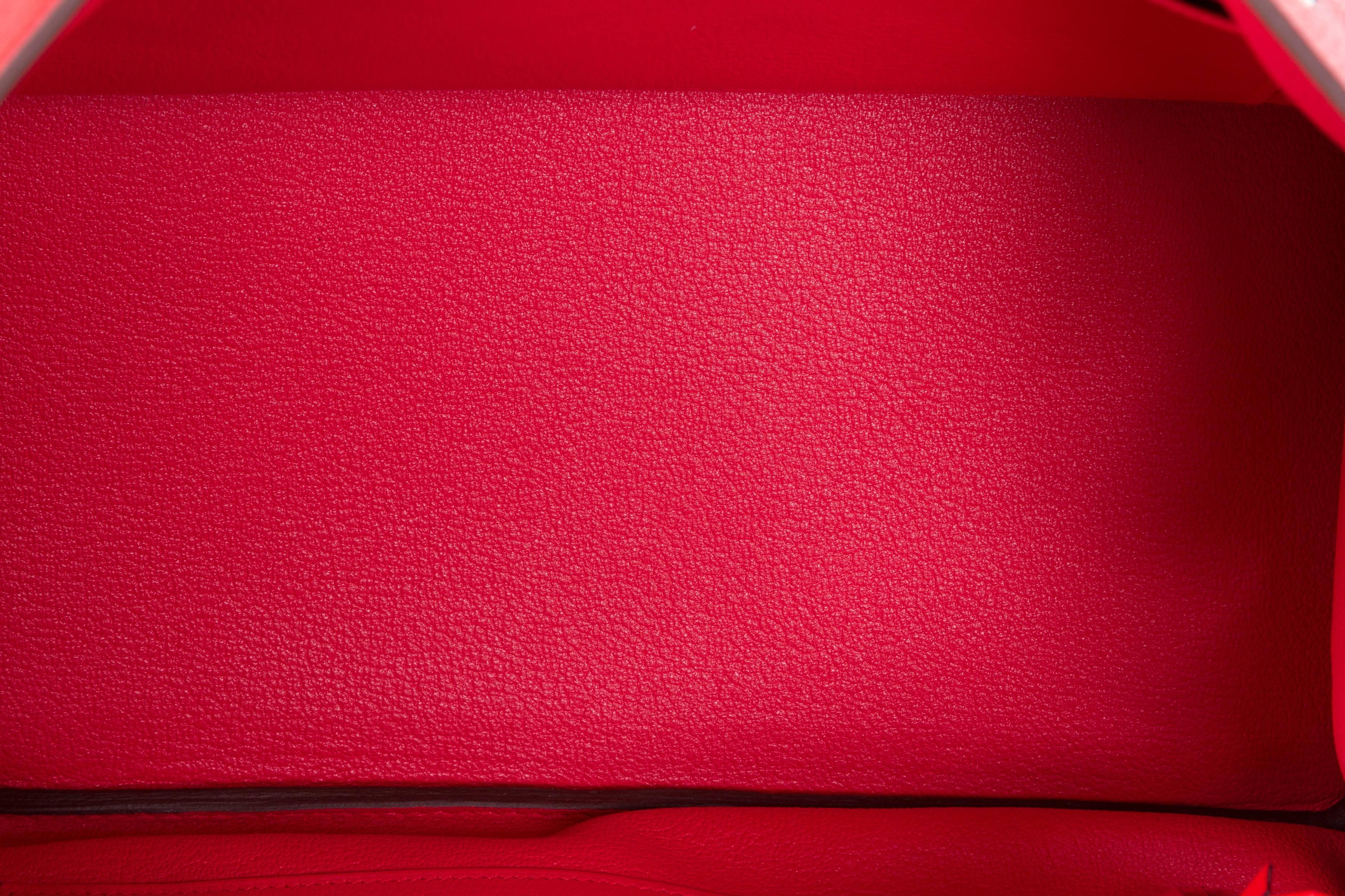 Hermes New Birkin Bag 35CM Rouge Tomate In New Condition In West Hollywood, CA