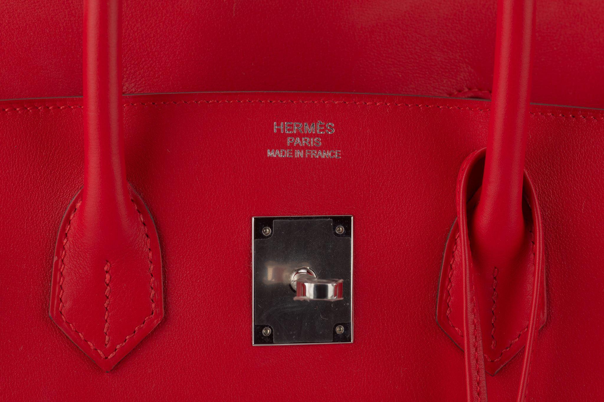 Hermès Swift Twill H Fray Fray Birkin 35 en vente 5