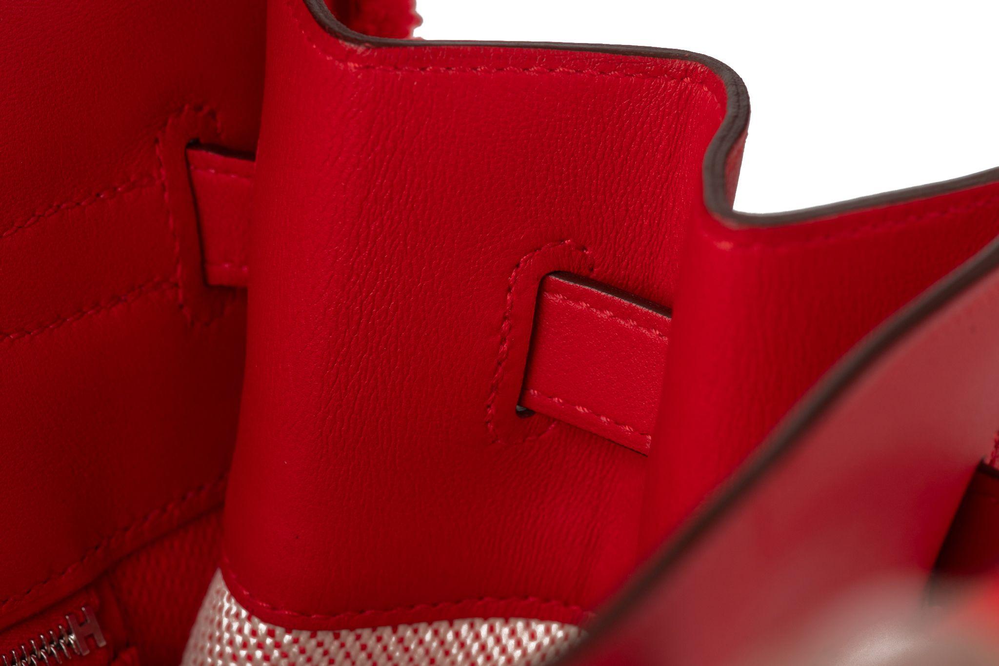 Hermès Swift Twill H Fray Fray Birkin 35 en vente 8