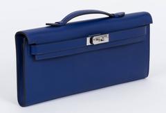 Hermes New Kelly Cut Bleu Saphir