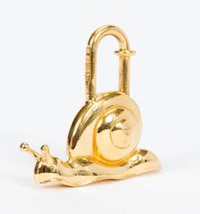 Hermes Anne de la Route Bag Charm Gold