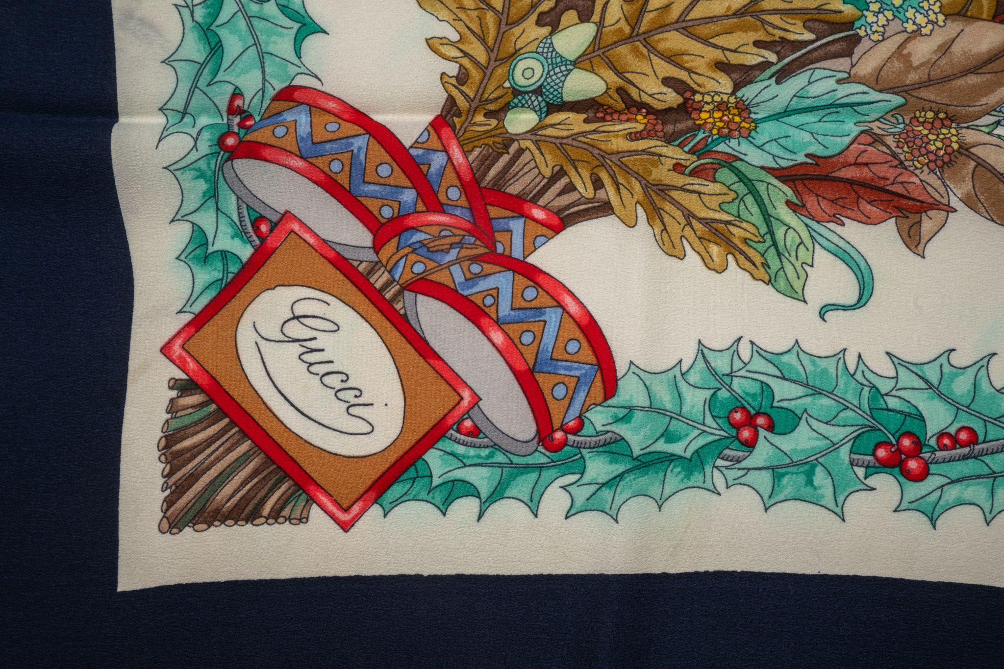 Bufanda Gucci Winter Wonderland Accornero Gris en venta