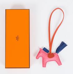 NEW Hermes Grigri Rodeo PM Rose Azalee Charm