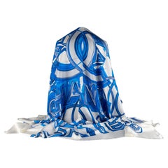 Chanel New Graffiti Silk Shawl (Châle en soie)