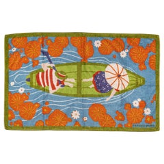 Hermès - Serviette de plage - Scène asiatique