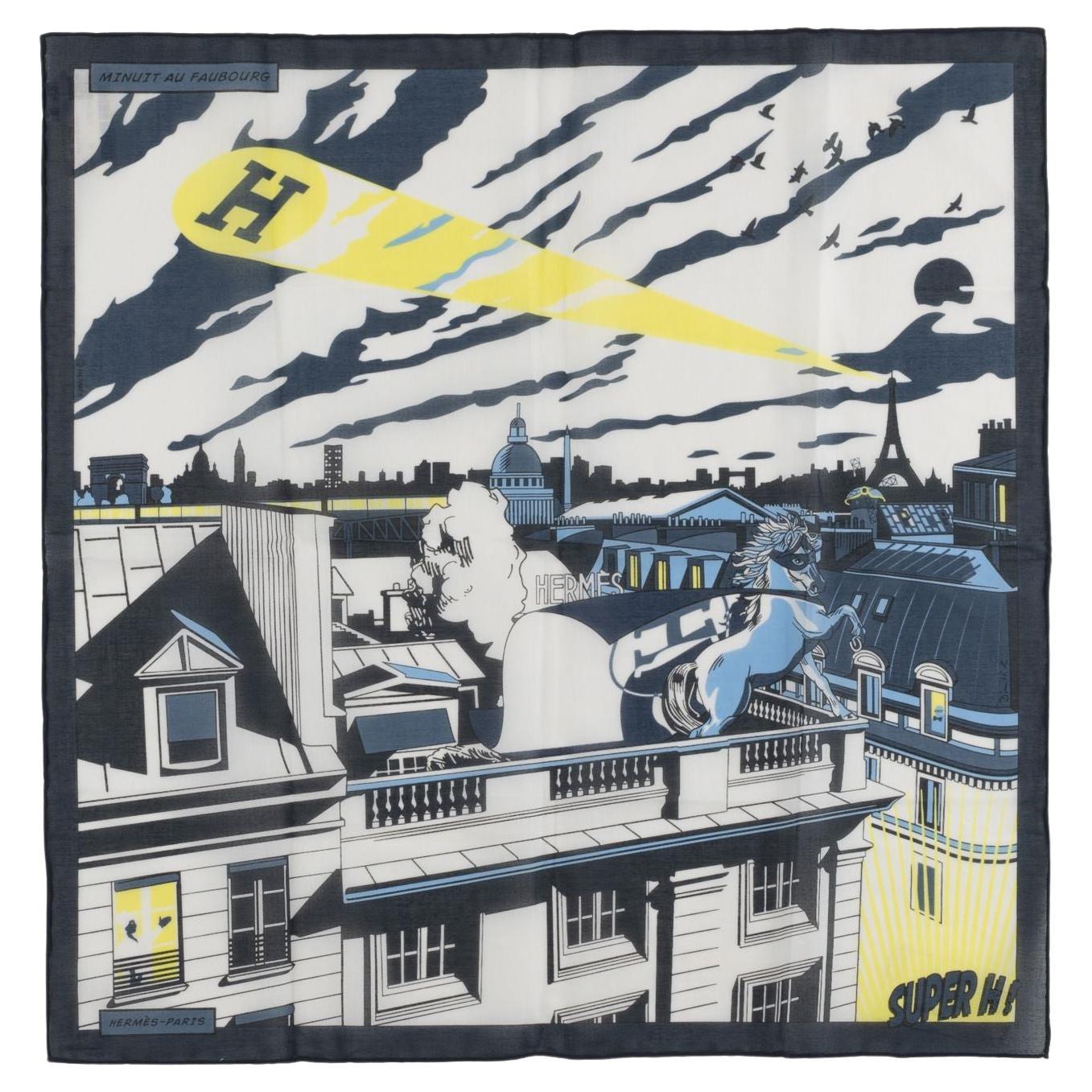 Sciarpa "Nuit au Faubourg" di Hermès in vendita