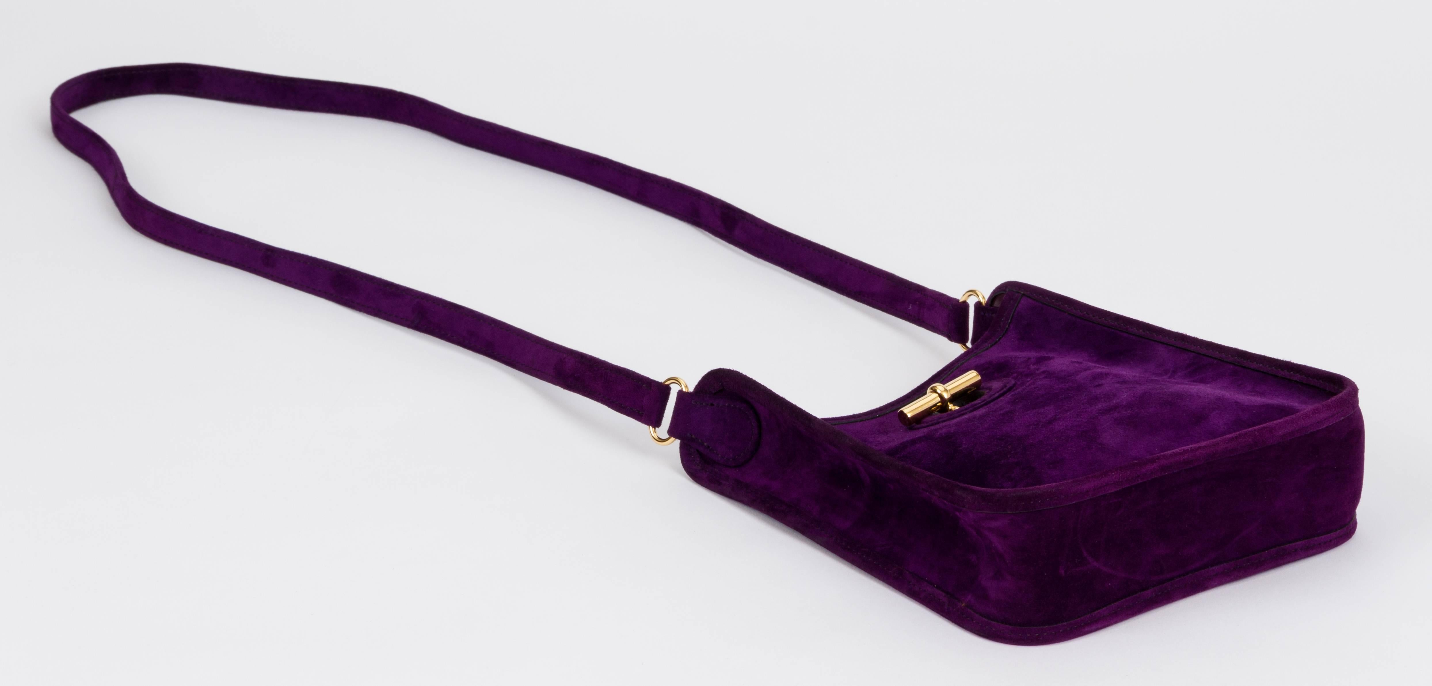Black Hermes Purple Doblis Rare Vespa TPM Bag