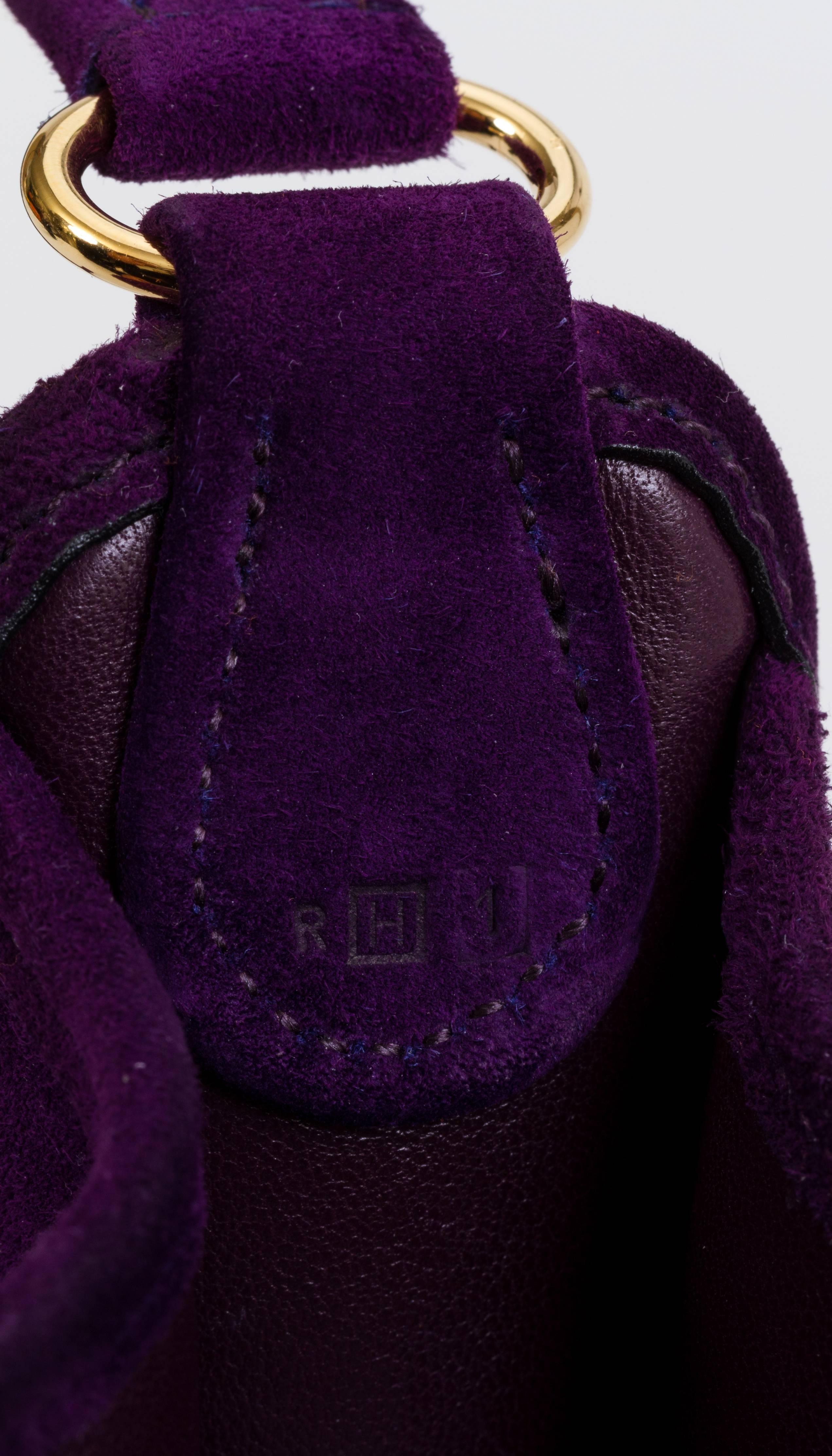 Hermes Purple Doblis Rare Vespa TPM Bag 1