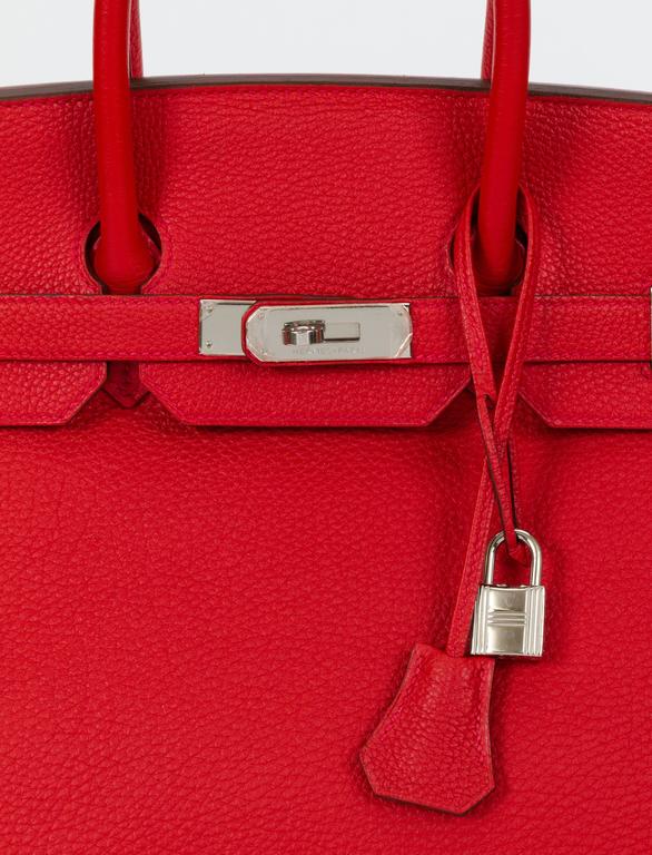 Hermès 35cm geranium Togo Birkin Bag at 1stDibs | birkin togo, hermes ...