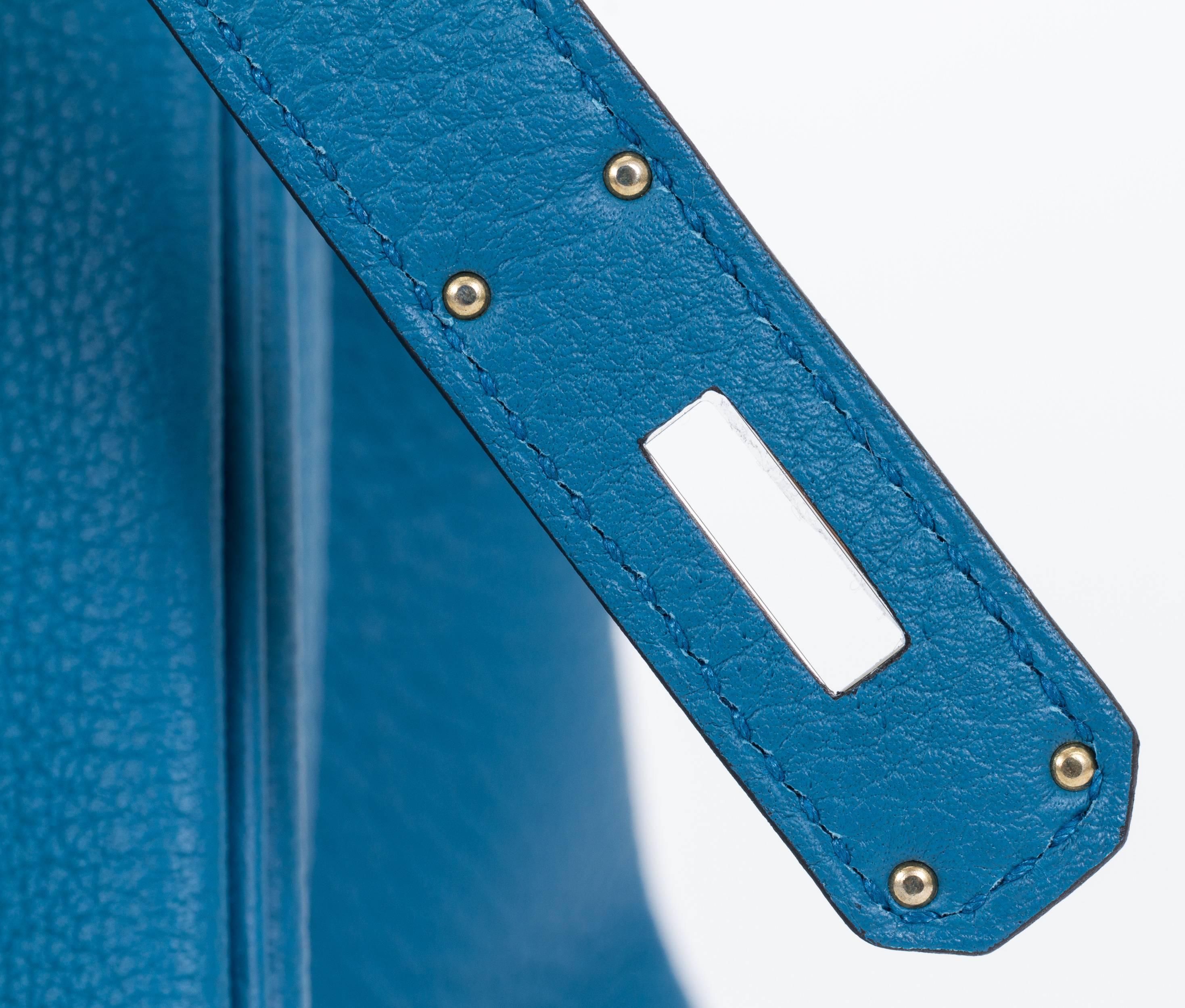 New in Box Hermès 30cm Blue Cobalt Birkin Bag 1