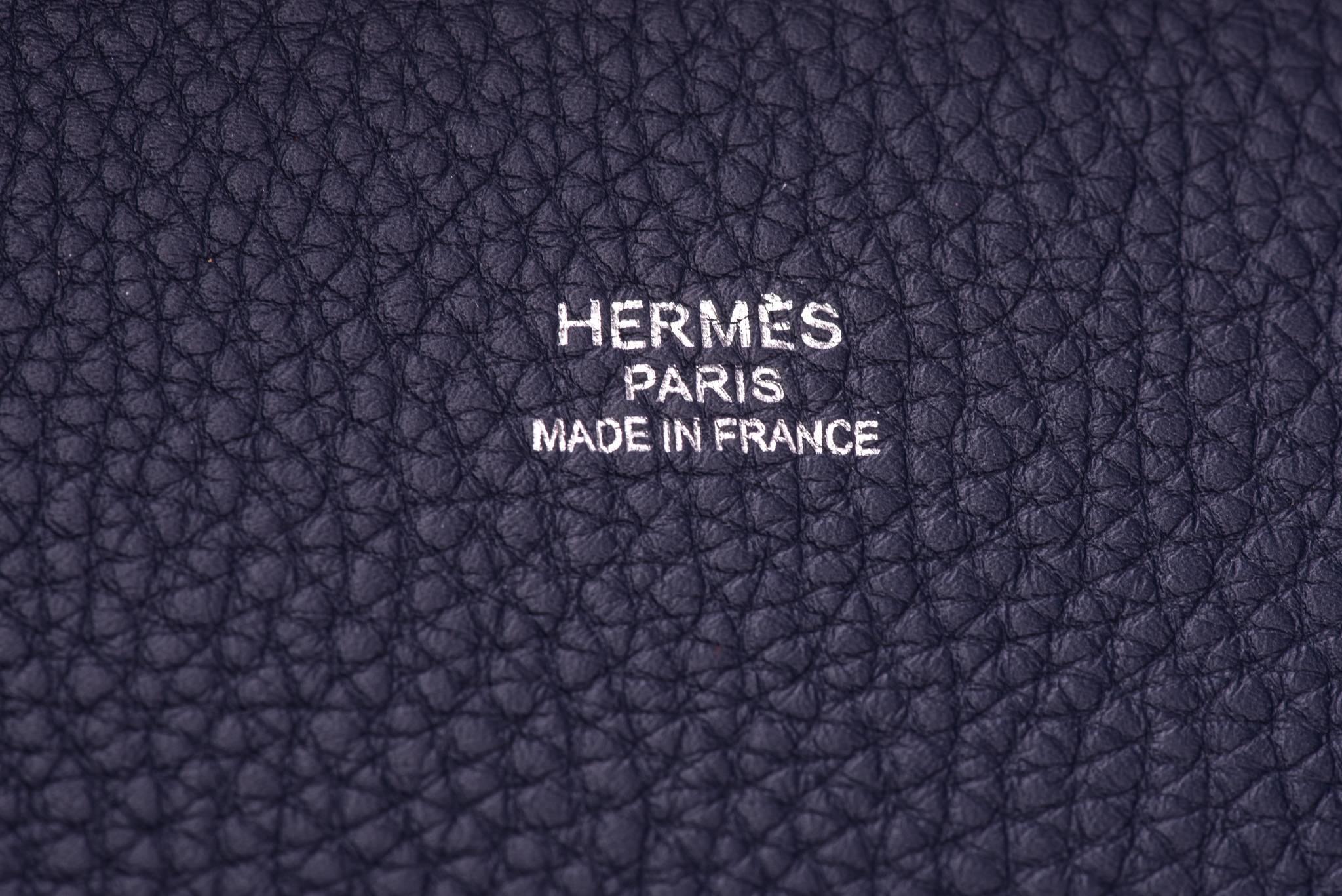 New in Box Hermes Limited Edition Indigo Blue Shark Bolide Bag 2