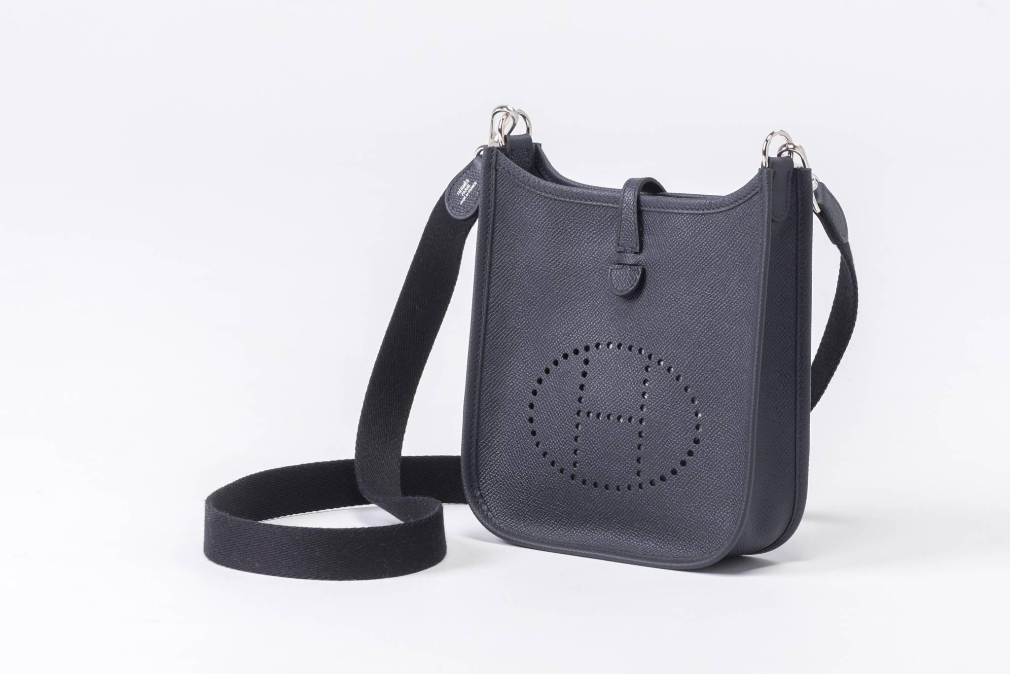 Women's New in Box Hermes Mini Evelyne Etain Epsom Bag