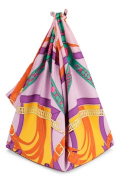 Hermès Furoshiki GM Silk Leather Bag