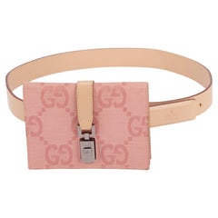 Gucci Pink GG Jackie Belt Bag