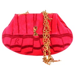 Roberta di Camerino Coral Velvet Bag