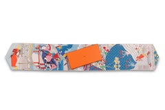 Hermès „Wow“ Double Face Maxi Twilly