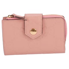 Gucci GG Pink Bi-Fold Wallet NIB