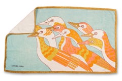 Hermès Badetuch aus Baumwollfrottee mit Entenmotiv