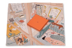 Foulard en soie Hermès « NIB Mystère Au 24 »