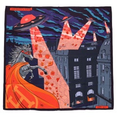 Hermès "Space Shopping Faubourg" Scarf