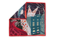 Foulard « Space Shopping Faubourg » d'Hermès